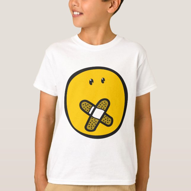 Pflaster Emoji T-Shirt (Vorderseite)