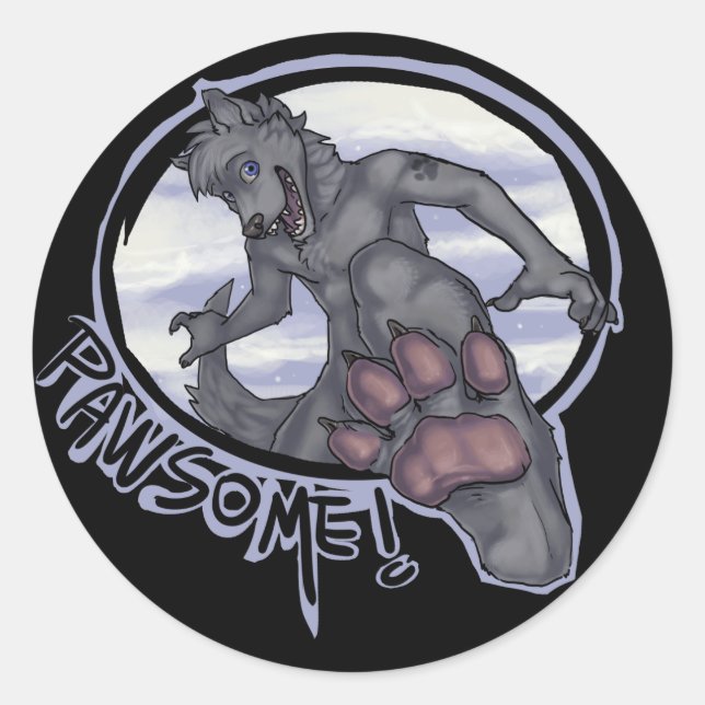 Pflaster Runder Aufkleber (Vorderseite)