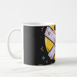 Pflaster und Umarmungen Schulkrankenschwester Tass Kaffeetasse