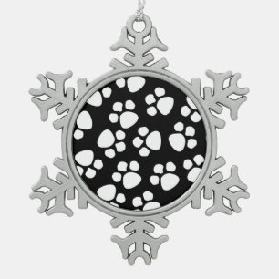 Pflasterzinnverzierung Schneeflocken Zinn-Ornament