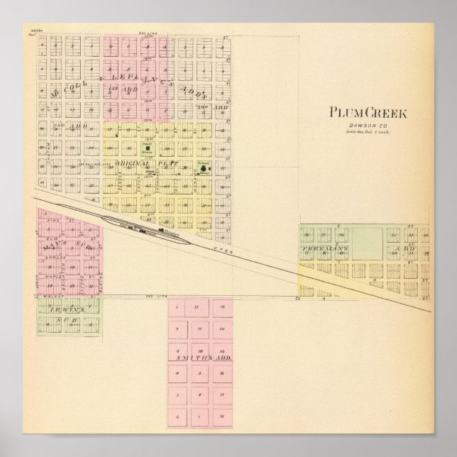 Pflaume Creek, Nebraska Poster (Vorne)