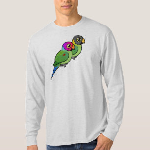 Pflaume-köpfige Parakeet-Paare T-Shirt