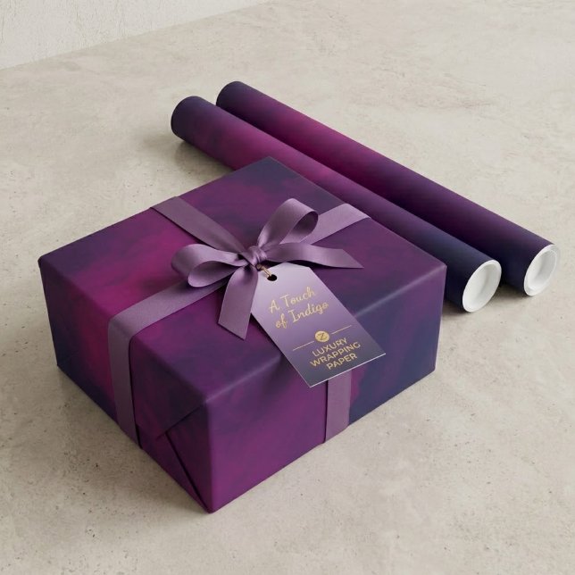 Pflaume Noir Dunkle Gotik  Geschenkpapier (Von Creator hochgeladen)