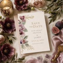 Pflaume & Olive Botanische Hochzeit - Termin vorme