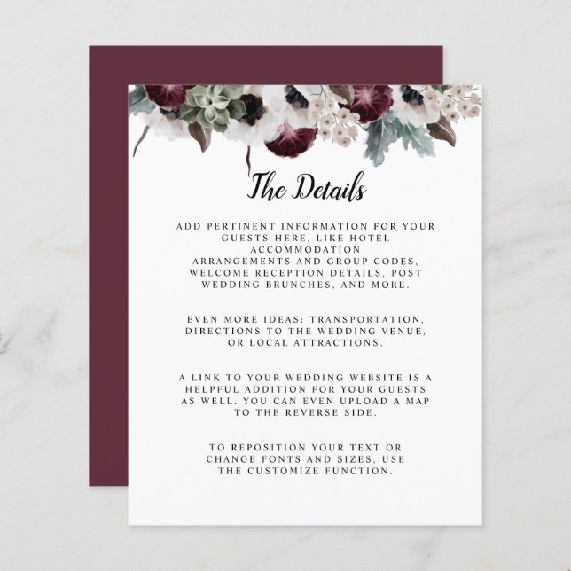 Pflaume Sage Elfenbeinrosa Blumenzwiebeln Details  (Vorne/Hinten)