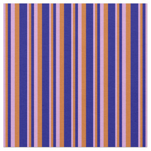 Pflaume, Schokolade und blaue Streifen Stoff