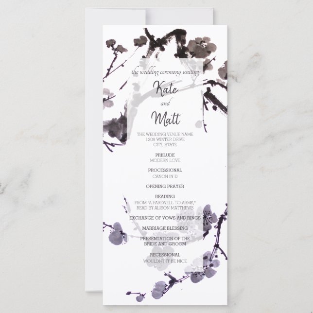 Pflaume sumie (Vorderseite)