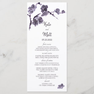 Pflaume sumie menükarte