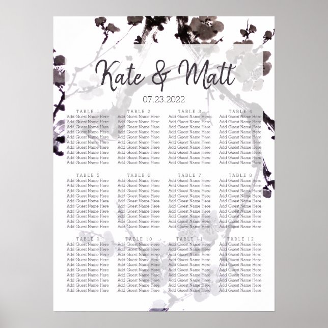 Pflaume sumie poster (Vorne)