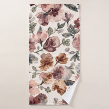 Pflaume Wildblume Wasserfarbe Moody Botanischer Ga