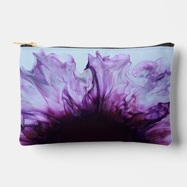 Pflaume Wunderschöne Nähtasche Zubehörtasche (Vorderseite)
