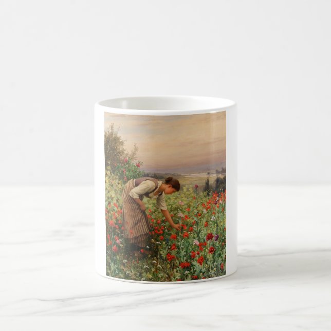 Pflaumen (Bläserszene) (Feld Blume) Kaffeetasse (Mittel)