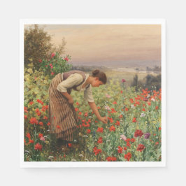 Pflaumen (Bläserszene) (Feld Blume) Serviette