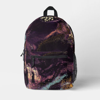 Pflaumen der Tiefen Bedruckter Rucksack