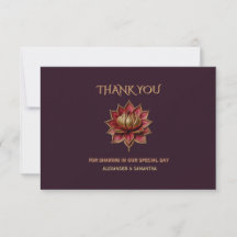 Pflaumen-Gotisch-Hochzeit-Düstern-Danke-Lotus