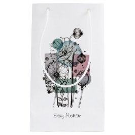 Pflaumen in Tinte und Wasserfarbe Kleine Geschenktüte