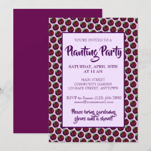 Pflaumen Reif Sommer Lila Pflaumenfrucht Printwerb Einladung