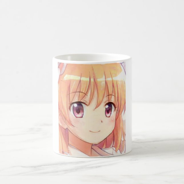 Pflaumenaugen aus Anime Kaffeetasse (Mittel)