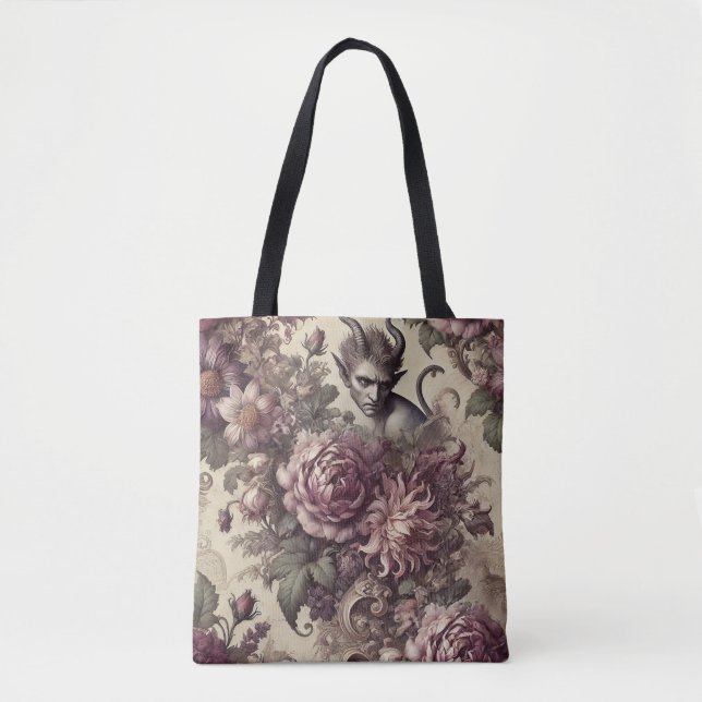 Pflaumenblättern - gotisches Blumendesign (Vorderseite)