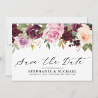 Pflaumenblütenpink-Lila Blütenhochzeit