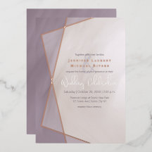 Pflaumengold-Rahmen-Typografie Hochzeitgold Rose