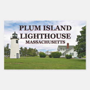 Pflaumeninsel Leuchtturm, Massachusetts Stickers