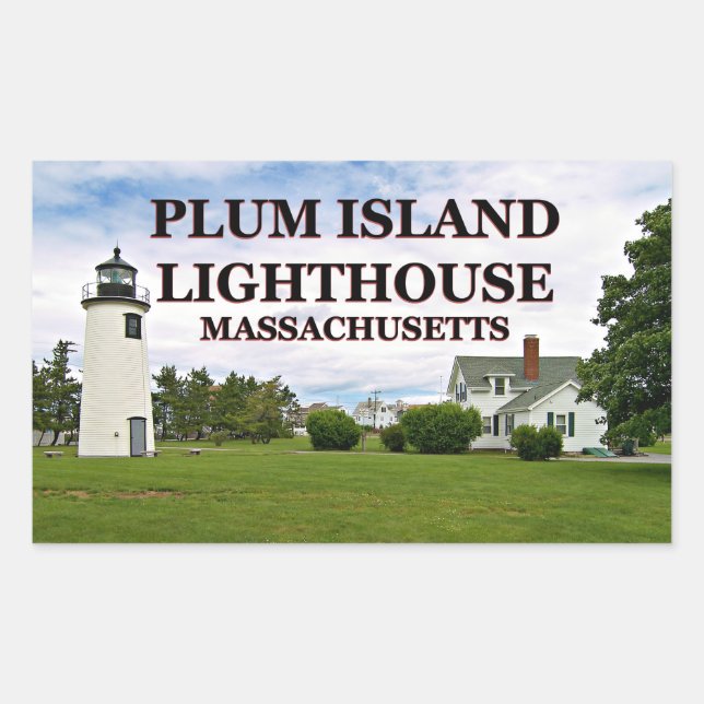 Pflaumeninsel Leuchtturm, Massachusetts Stickers (Vorderseite)