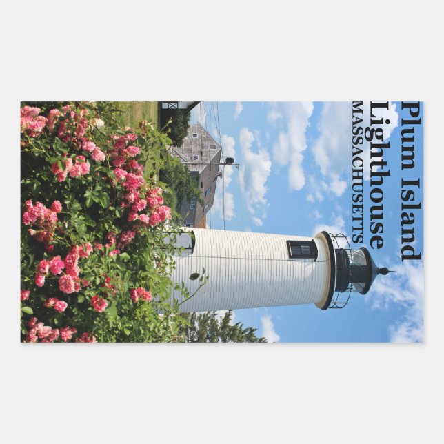 Pflaumeninsel Leuchtturm, Massachusetts Stickers (Vorderseite)