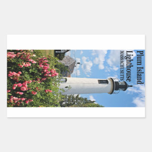 Pflaumeninsel Leuchtturm, Massachusetts Stickers