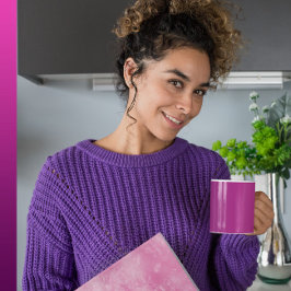 Pflaumenleidenschaft - Elegante Pflaumenmagenta-Ta Kaffeetasse