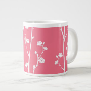 Pflaumenmuster Jumbo-Tasse