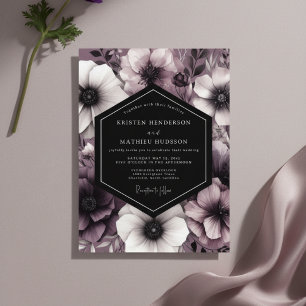 Pflaumenstimmung Blütenromanze Hochzeit Einladung