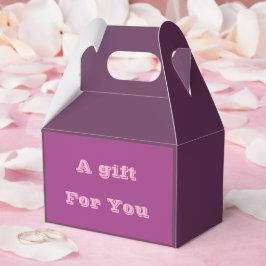 Pflaumenwein Lila Frühling Saison Solid Color Geschenkschachtel