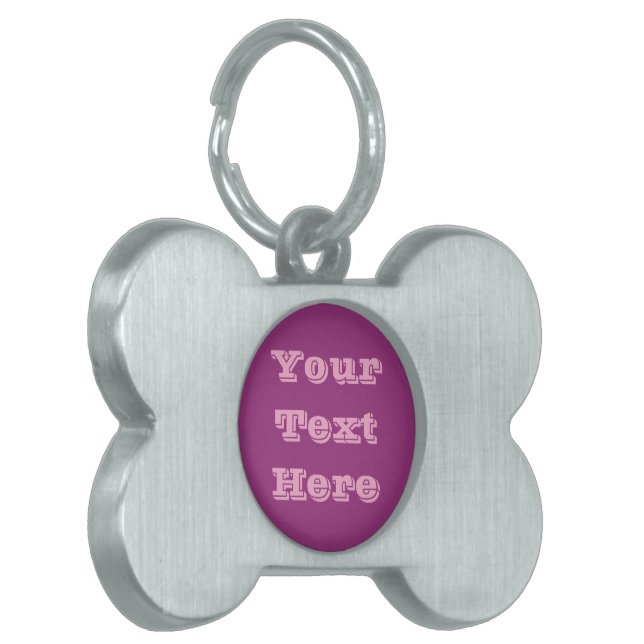 Pflaumenwein Lila Frühling Saison Solid Color Tiermarke (Vorderseite links)