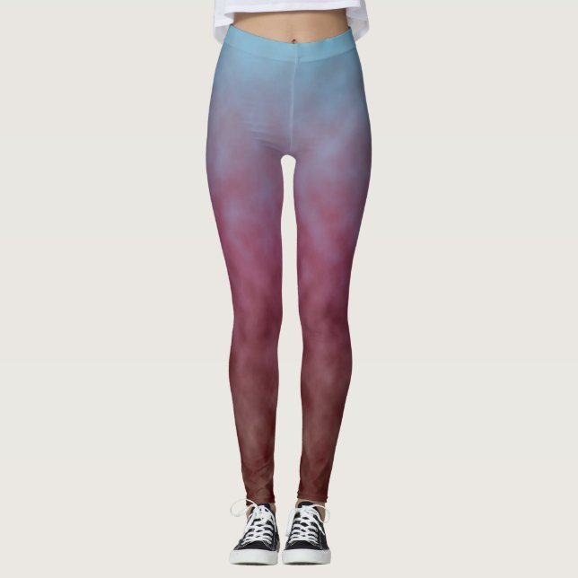 Pflaumenzurückhaltung Leggings (Vorderseite)
