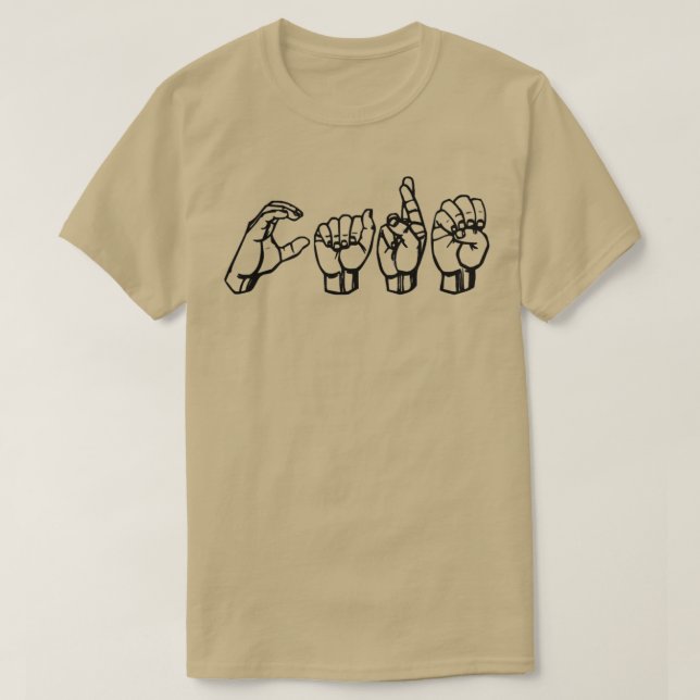 Pflege bei ASL T-Shirt (Design vorne)