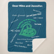 Pflege Blanket mit Liebe und Gebeten