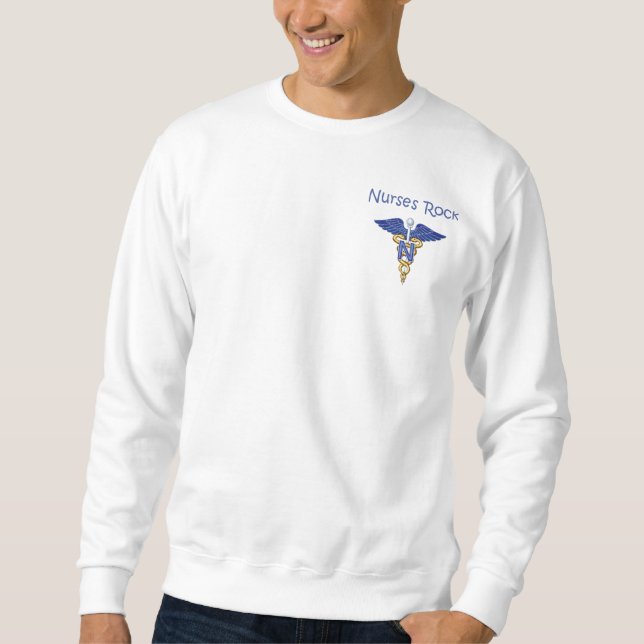 Pflege Caduceus Sweatshirt (Vorderseite)