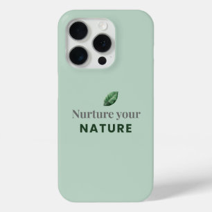 Pflege deine Natur - Minimaler motivierender iPhon Case-Mate iPhone Hülle