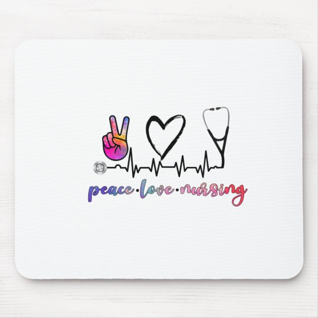 Pflege der friedlichen Liebe Mousepad (Vorne)