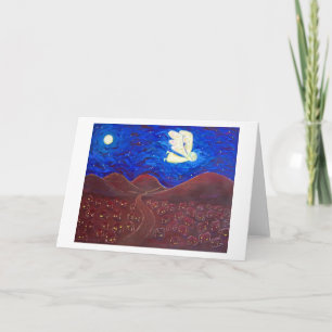 Pflege der Grußkarte Soul Angel Feiertagskarte