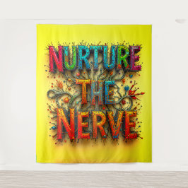 Pflege der Nervengröße Wandteppich