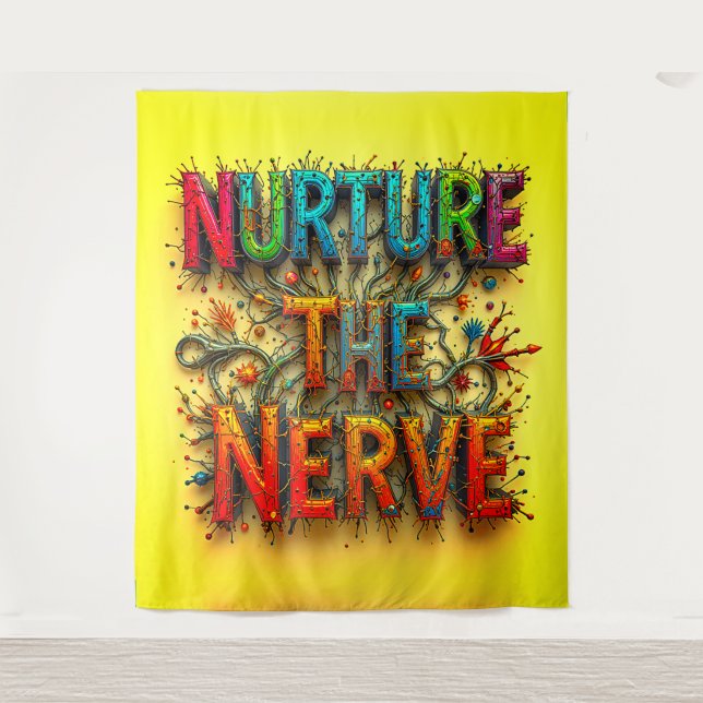 Pflege der Nervengröße Wandteppich (Vorderseite)