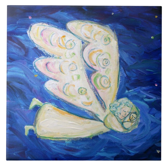 Pflege des Souls Angel Tile Geschenk Fliese (Vorderseite)