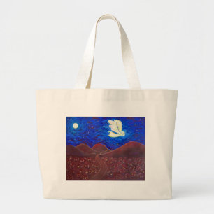 Pflege des Souls Angel Tote Tag Jumbo Stoffbeutel