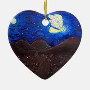 Pflege des Souls Engel mit Baby Art Geschenk Ornam Keramik Ornament