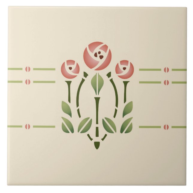 Pflege"Glasgow Rose " Helens Fliese (Vorderseite)