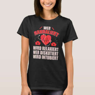 Pflege Krankenschwester Altersheim Arzt 3 T-Shirt