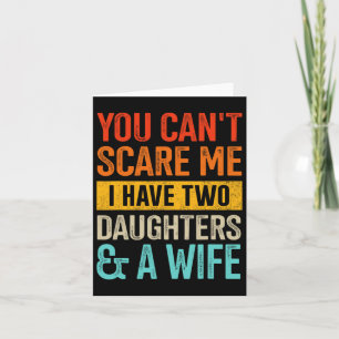 Pflege mich zwei Töchter und Ehefrau für Vater Vät Karte