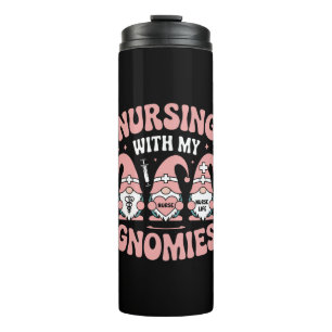 Pflege mit meinen Gnomen erhalten Krankenpflege Va Thermosbecher